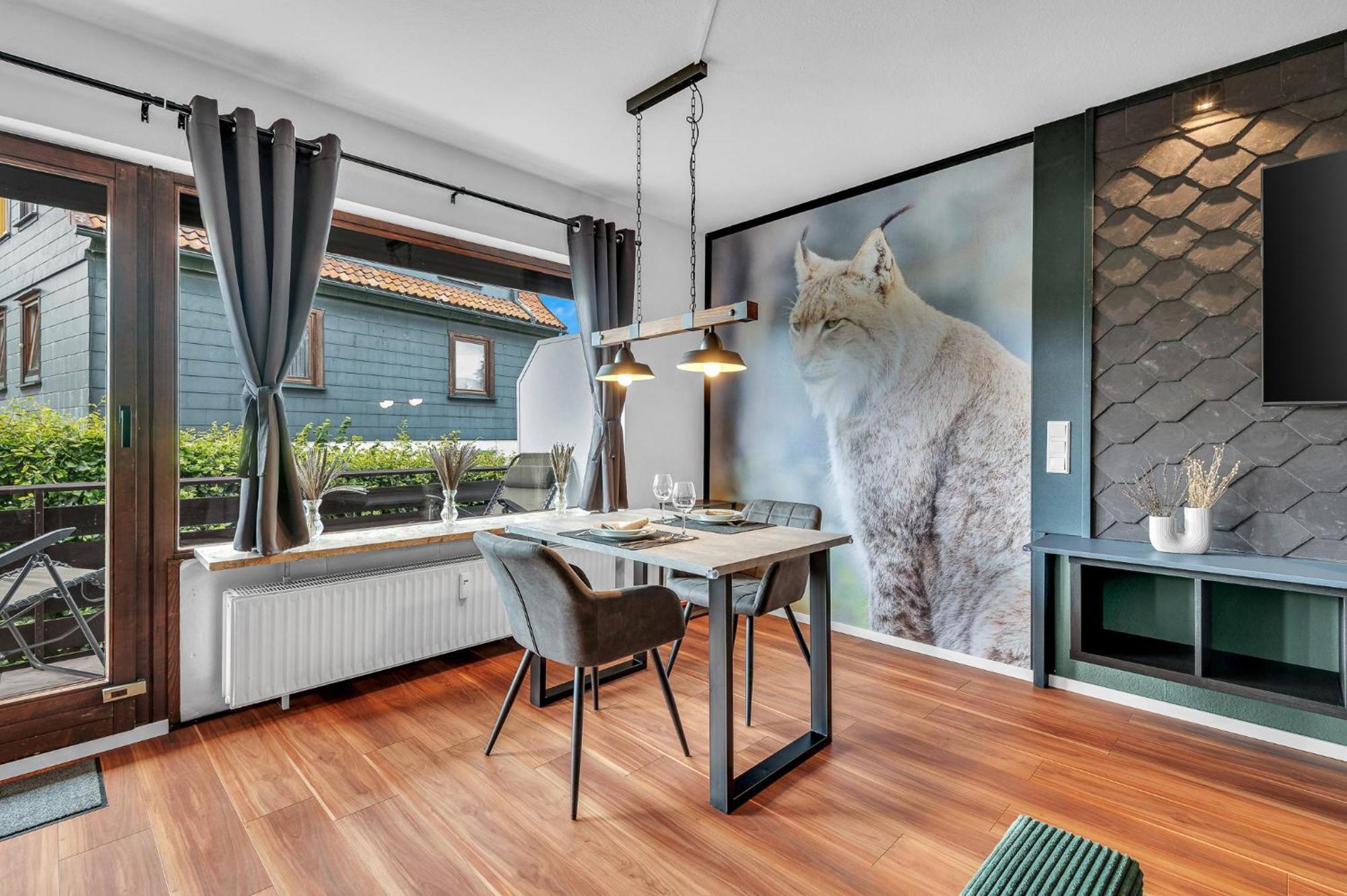 Stanma Luchspartment Ruhig Und Zentral Mit Grossem Balkon Und Kostenlosem Parkplatz Braunlage Ngoại thất bức ảnh